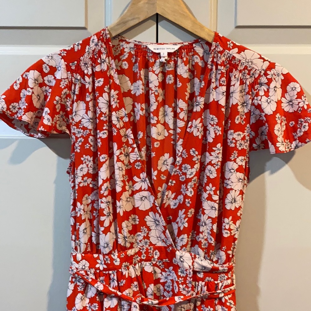 Rebecca Taylor Silk Wrap Dress Sz. 2